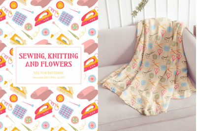 Sewing, Knitting and Flowers Patterns