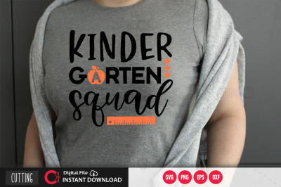 kinder garten squad SVG