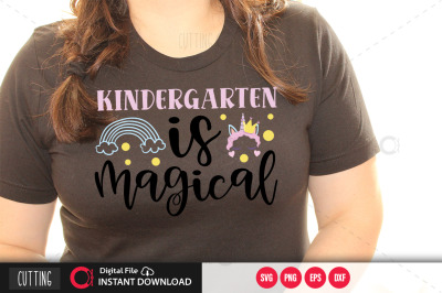 kindergarten is magical SVG