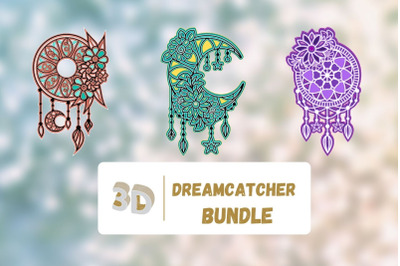 3D Dreamcatcher SVG Bundle