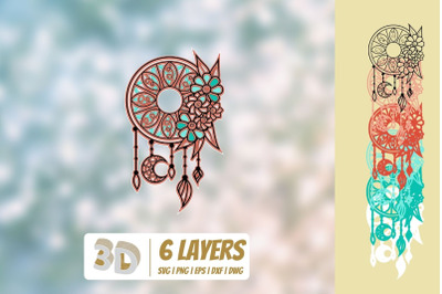 3D Dreamcatcher 1 SVG