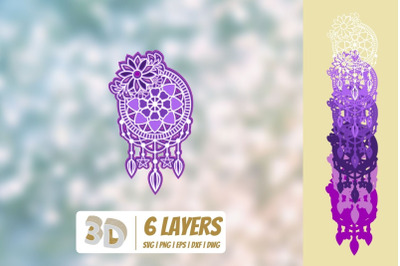 3D Dreamcatcher 3 SVG