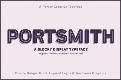 Portsmith - A Multi-Layer Typeface