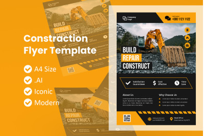 Business Construction Brochure Template