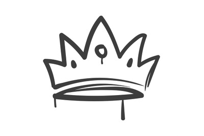 King sketch crown. Hand drawn queen&2C; princess or prince tiara&2C; monarch