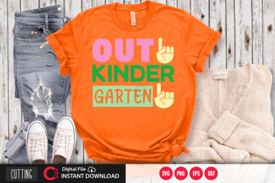 out kinder garten SVG