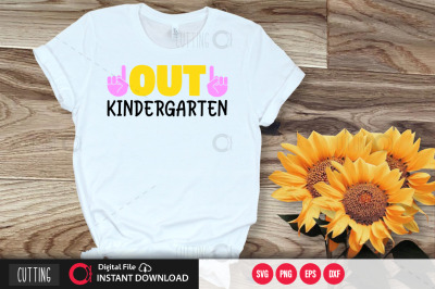 out kindergarten SVG