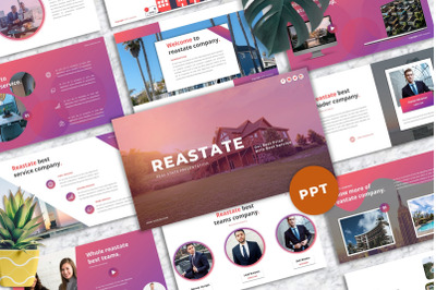 Reastate - Real Estate Business PowerPoint Template