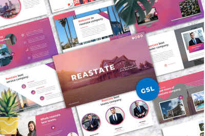 Reastate - Real Estate Business Googleslide Template