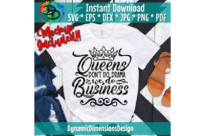 Queen Svg, Entrepreneur, Business Woman Svg, Quote, Girl Power, Queen