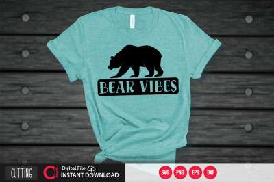 bear vibes svg