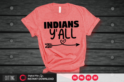 indians yall SVG