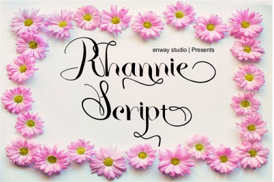 Rhannie Sript Fonts