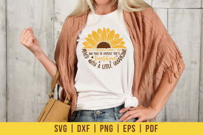 Sunflower SVG&2C; Half Sunflower SVG&2C; Sunflower Quotes SVG