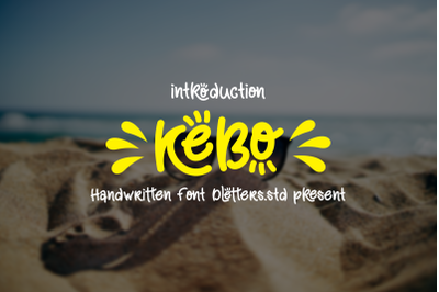kebo | handwritten Font
