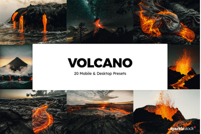 20 Volcano Lightroom Presets &amp; LUTs