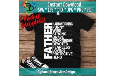 Dad svg cut file&2C; Father&2C; Fathers Day&2C; Hero&2C; Fun dad&2C; Father&amp;&23;039;s Day quo