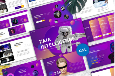 Zaia - Technology Googleslide Template