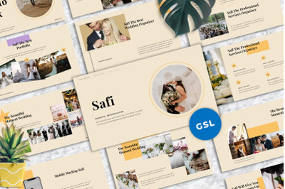 Safi - Wedding Googleslide Templates