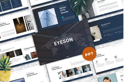 Eyeson - CCTV Powerpoint Template