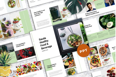 Sauda-  Food &amp;amp; Beverages Powerpoint Templates