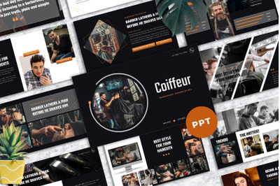 Coiffeur - Barbershop Powerpoint Templates