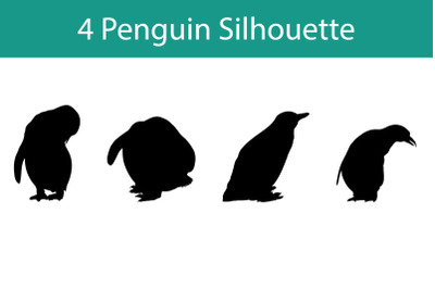 Penguin Silhouette Set