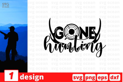 Gone hunting SVG Cut File