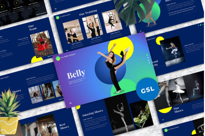 Belly - Ballet Googleslide Template