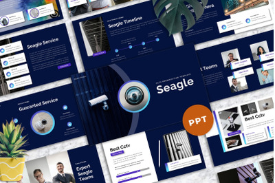 Seagle - CCTV Powerpoint Templates