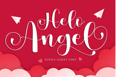 Helo Angel - Script Fonts