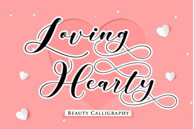 Loving Hearty - Script Fonts