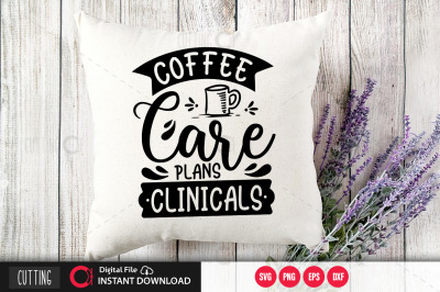 Coffee care plans clinicals svg