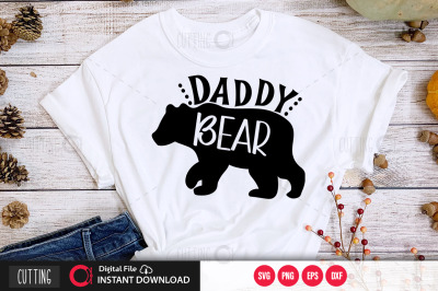 Daddy bear svg