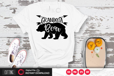 Grandma bear 2 svg