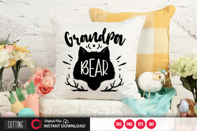 Grandpa bear svg