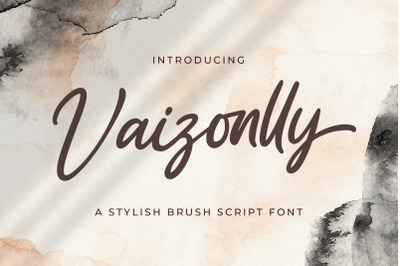 Vaizonlly - Bold Script Font