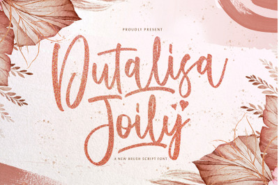 Dutalisa Joily - Handwritten Font
