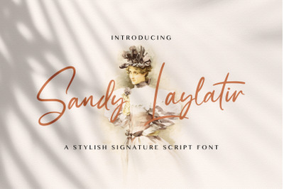 Sandy Lailyatir - Handwritten Font