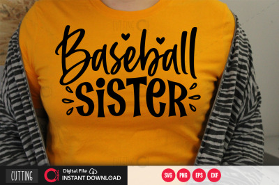 Baseball sister 2 svg