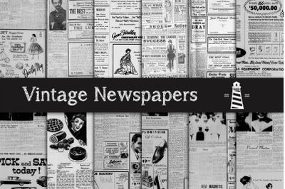 Antique Newspaper Advertising