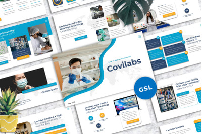 Covilabs - Covid Medical Googleslide Template