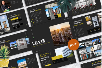 Lavie - Apartment Powerpoint Templates