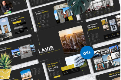 Lavie - Apartment Googleslide Templates