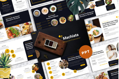 Machiata - Restaurant Powerpoint Templates