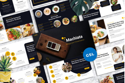 Machiata - Restaurant Googleslide Templates