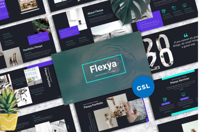 Flexya - Clean Googleslide Templates