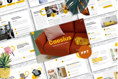 Caesius  - Furniture Powerpoint Templates