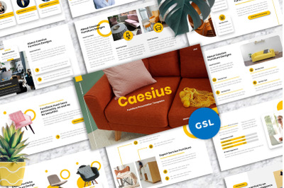 Caesius  - Furniture Googleslide Templates