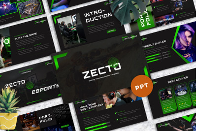 Zecto - Esports Game Powerpoint Template